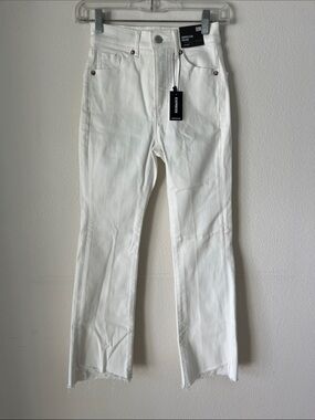 Express Cropped Flare High Rise Jeans NWT Size 00